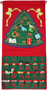 Green Christmas Tree Advent Calendar